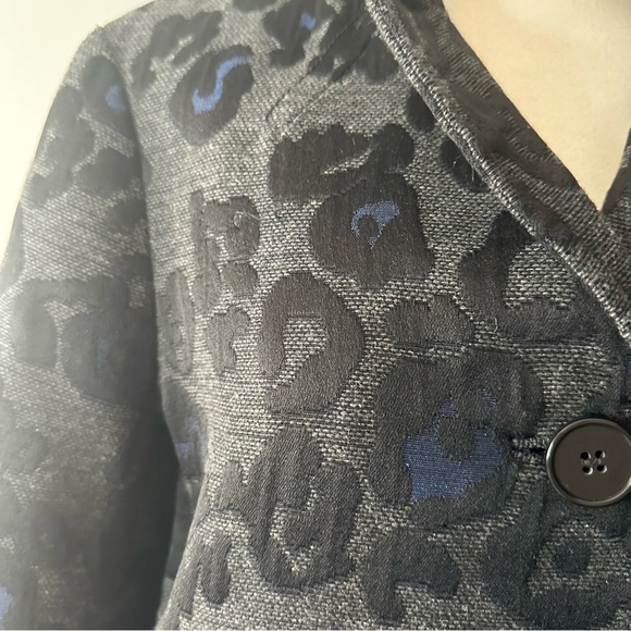 Beautiful leopard print Ann Taylor blazer coat size medium - Picture 4 of 10